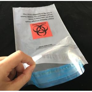 printing self adhesive biohazard waste bag, autoclave biohazard specimen