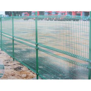 powder coated double loop wire mesh metal garden fence