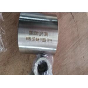Socket Coupling Forged Steel Pipe Fittings UNS N04400 Alkaline Salt Resistance