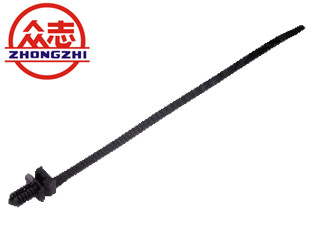 Quality Customized Plastic Automotive Cable Ties Outside Serrated Type Easy Application wholesale