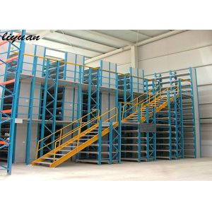 Attic Style Loft Mezzanine Steel Structure With H- Shaped Steel Structures
