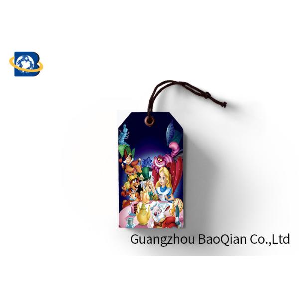 Eco - Friendly Custom Printed Hang Tags Toy Hangtag Hard Plastic Material 3D