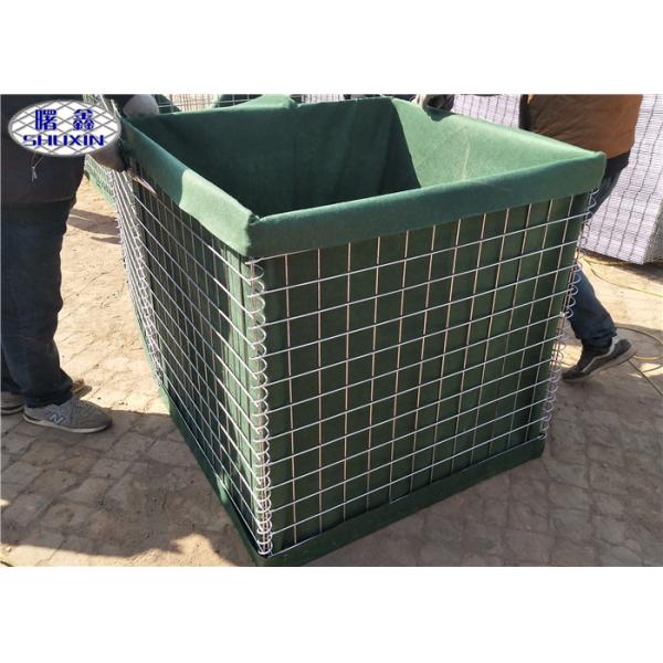 Welded Defensive Bastion Barriers Army Defensive Wall Simple Operation Weather