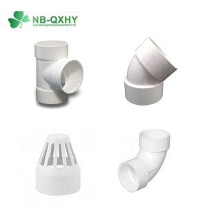 ASTM PVC Dwv Vent Cap and White PVC Fittings with Wall Thickness from 1mm to 4mm