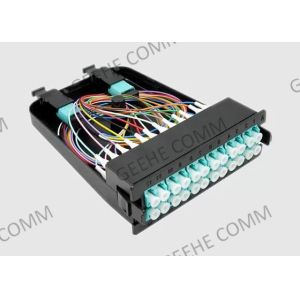 Duplex LC/UPC To 24F MPO Male HD 1U Fiber Optic Enclosure