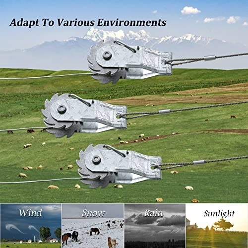 Quality Shock Electric Fence Wire Strainer Heavy Duty Inline Wire Ratchet Tensioner wholesale