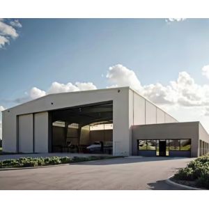 Large Space Steel Structure Construction Garage Storage Prefabricated Steel