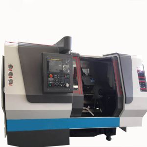 TCK6340 Small Slant Bed Lathe CNC Turning Center For Processing Steel And Cast