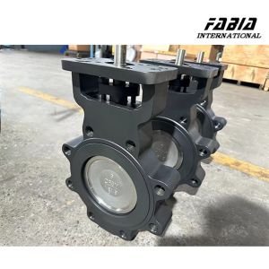 DN100 Electric WCB High Perforamnce Double Eccentric Butterfly Valve Lug Type