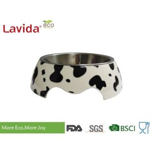 Multiple Sizes Melamine Pet Bowl Phthalate Free Durable Smooth Surface For Home