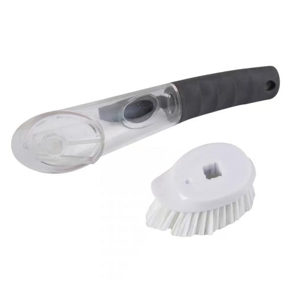 Kitchen Hand Held Dish Washing Pot Brush Automatic Soap Dispensing Customized
