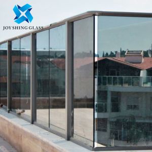 Cheap Euro Grey 13.52mm Security Laminated Glass For Terrace Guardrail for sale