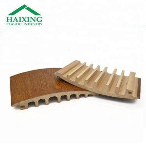 Cover Laminating WPC Weatherboard Cladding Panel for Prefabricated Exterior Wall