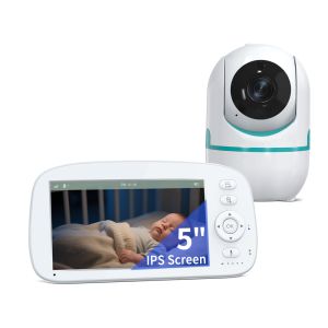 HD Baby Monitor with X2x4 Zoom DC 5V 2A Power Supply and Split Screen for Multi
