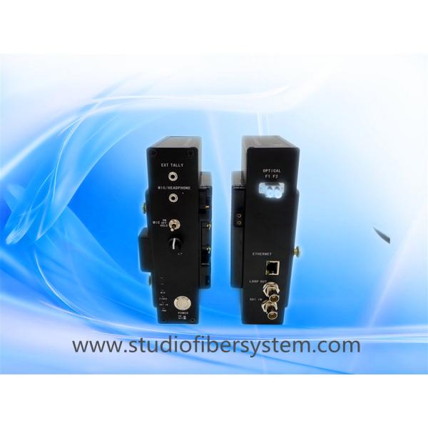 Datavideo MCU-100P and ITC-100 over fiber for Panasonic EFP/ENG camera fiber