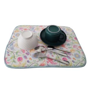 Reusable Washable Dish Drying Mat Microfiber Dish Drying Pad