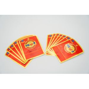 Transparent Custom Labels Self Adhesive Waterproof Holographic Sticker Paper