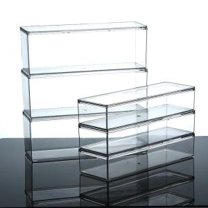 Clear Stackable Storage Bins With Lids, Large Plastic Containers With Handle For