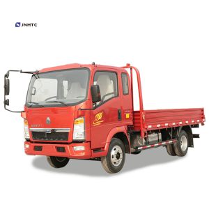 China SINOTRUK HOWO 4x2 Light Duty Commercial Trucks 2 ton 3 ton 5 Ton Flatbed Truck on sale