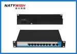 Lightweight Portable 8 Port Ethernet Switch 25.1*16.1*3.7cm For CCTV Security