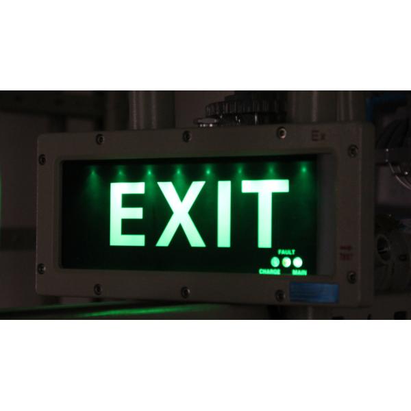 Quality Ra≥70 5000K IP66 Explosion Proof Emergency Lamp Embedded Safety Exit Indicator Fire Emergency Exit Sign Light wholesale