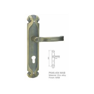 Customized Heavy Duty Door Handles Euro Profile Cylinder Modern Design