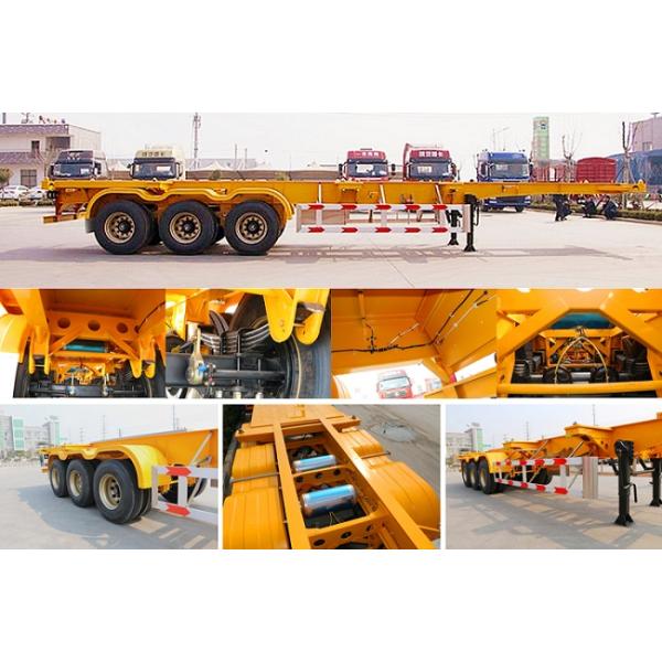 40ft Light Dead Weight Skeleton Reefer Container Semi Trailer