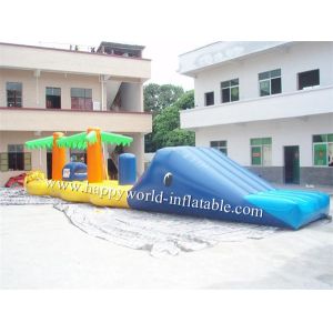 Cheap Inflatable water park games toys , inflatable floating water obstacle coure for sale