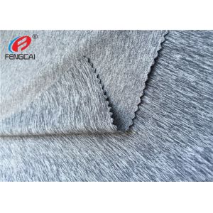 Eco Friendly 93% Polyester 7% Lycra Weft Knitted Fabric For T - Shirt Material