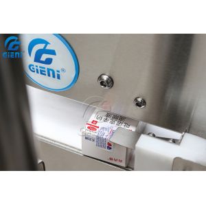 Medicine Pill Carton Labeling Machine SS304 Rectangular Corner Labeling Machine