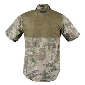 Breathable Short Sleeve Camouflage Style Formal Shirts for Men and Women in Bulk