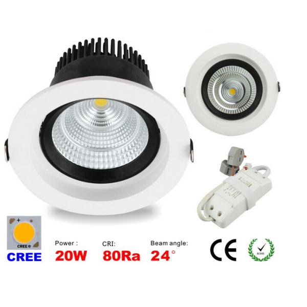 Quality 20W LED Downlight COB LED Bulbs Recessed Ceiling ligtht wholesale