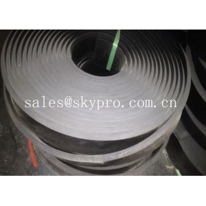 Soft wear resistant chamfered edge conveyor skirting rubber board