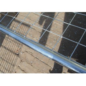 Silver Color Temporary Dog Fence Non Permanent Fence For Dogs OD 32 Pipes