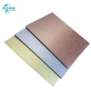 Gloss Brushed Aluminum Composite Panel For Custom Facades