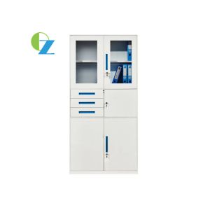 China Steel Cupboard Office Furniture With 3 drawer  H1850*W900*D400(MM) KD Structure on sale