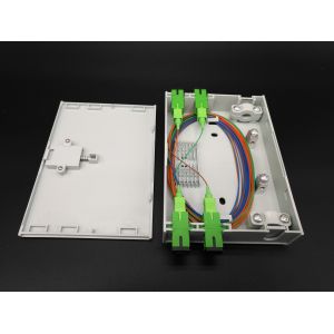 4 Ports FTTH Optical Fiber Termination Box Pre-terminated CTO 12 Cores Fusion