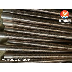ASTM B111 C70600 Low Finned Tube Copper Nickel Alloy For Heat Exchanger