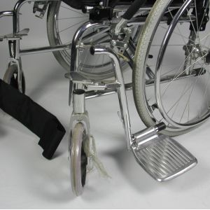Multi - Function Rich Configuration Folding Steel Wheelchair Flip Up Armrest