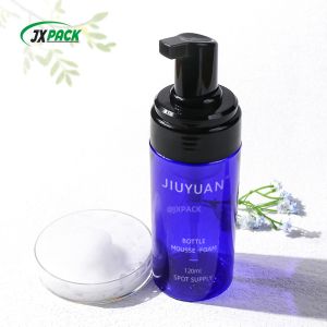 Gold Nozzle Plastic Foam Pump Bottle Round Shape 100ml 5oz Shampoo Pump Bottles