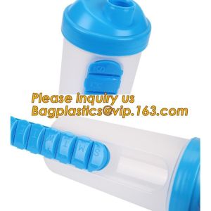 Travel Water bottle, Pill reminder modern pill box white oem, funny pill box