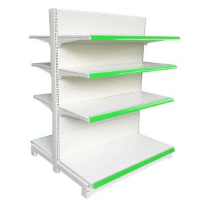 shelves system gondola supermarket equipment shelf double side