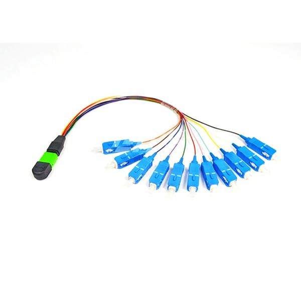0.9mm Mtp Mpo Fiber Patch Cable Fan Out Mpo Fiber Patch Cord