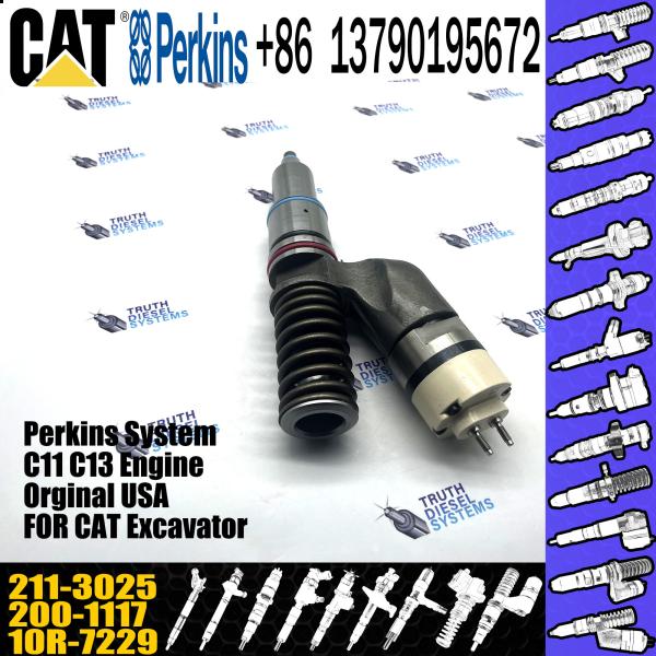 Quality 3456 3406E C-15 C-16 C16 Engine Diesel Fuel Injector CA2113025 211-3025 2113025 10R0955 10R0955 For CAT Excavaot 385B wholesale