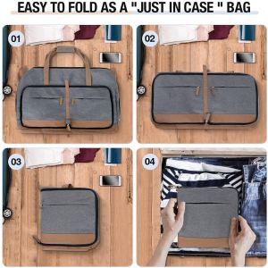 24.8X11.8X11" Flexible Carry On Bag , Travel Duffel Bag With Trolley Sleeve