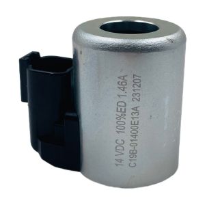 STAR ZEBRA C19B-01400E13A Solenoid Valve coil 27866600 Excavator Construction Machinery Parts 14V