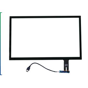 Multi Capacitive 23.8 Inch USB Touch Screen Sensor Bonded With Cover Glass