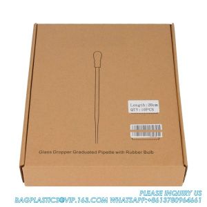 Glass Dropper Pipettes, Thick Borosilicate Glass Dropping Pipettes 3ml Non