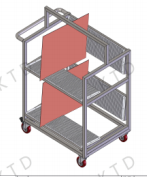 Quality The size and material of the trolley and the board cart can be customized wholesale