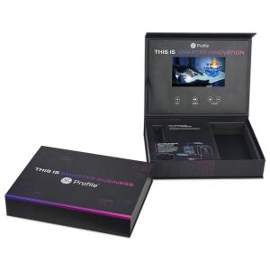 Custom Presentation video box 5 inch screen LCD video box with EVA for new